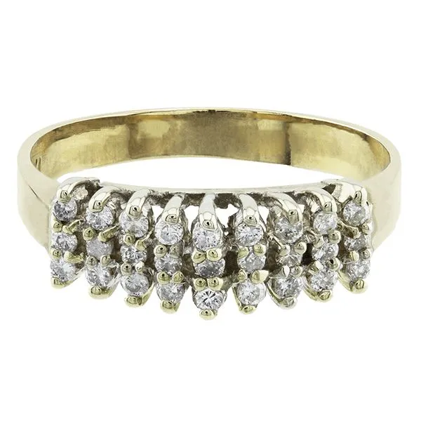 10K Yellow Gold Stairway Diamond Fashion Ring John Anthony Jewellers Ltd. Kitchener, ON