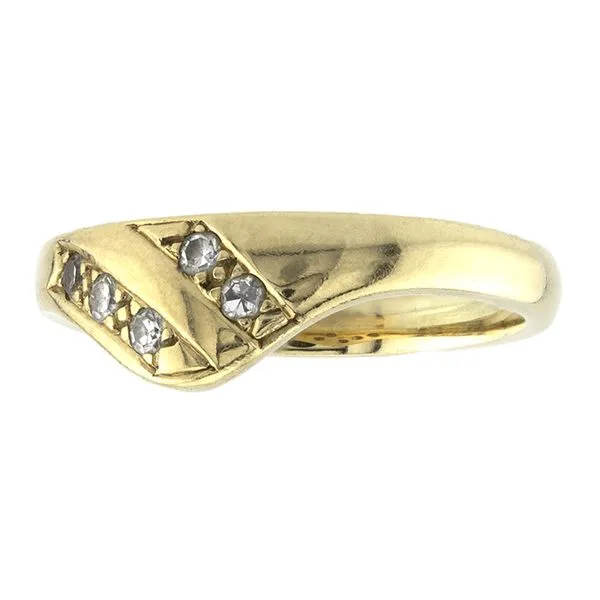 14K Yellow Gold Fashion Ring with Single Cut Diamonds Image 2 John Anthony Jewellers Ltd. Kitchener, ON