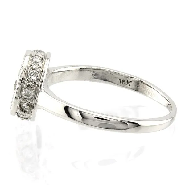 18K White Gold Cluster Diamond Fashion Ring Image 3 John Anthony Jewellers Ltd. Kitchener, ON