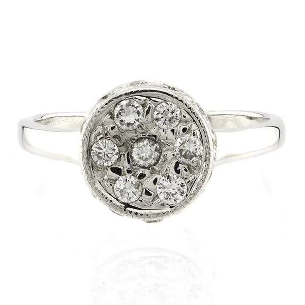 18K White Gold Cluster Diamond Fashion Ring John Anthony Jewellers Ltd. Kitchener, ON