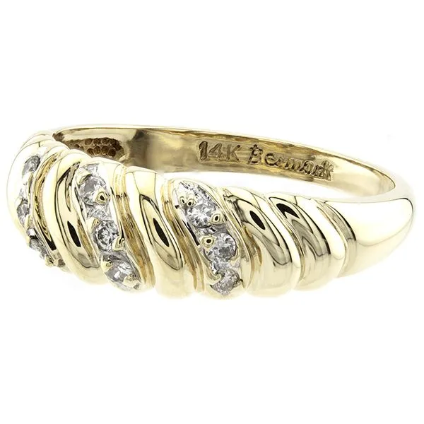 14K Yellow Gold Diamond Fashion Ring Image 2 John Anthony Jewellers Ltd. Kitchener, ON