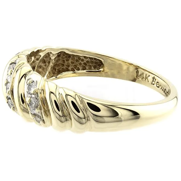 14K Yellow Gold Diamond Fashion Ring Image 3 John Anthony Jewellers Ltd. Kitchener, ON