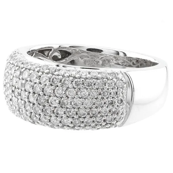 14K White Gold Diamond Pav© Band Image 2 John Anthony Jewellers Ltd. Kitchener, ON