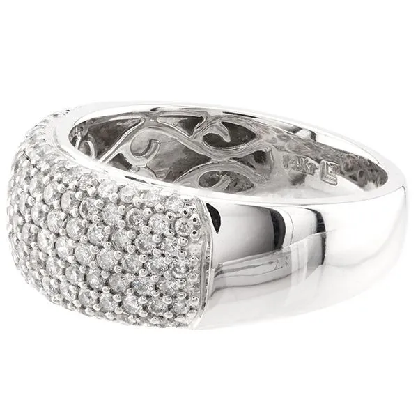 14K White Gold Diamond Pav© Band Image 3 John Anthony Jewellers Ltd. Kitchener, ON