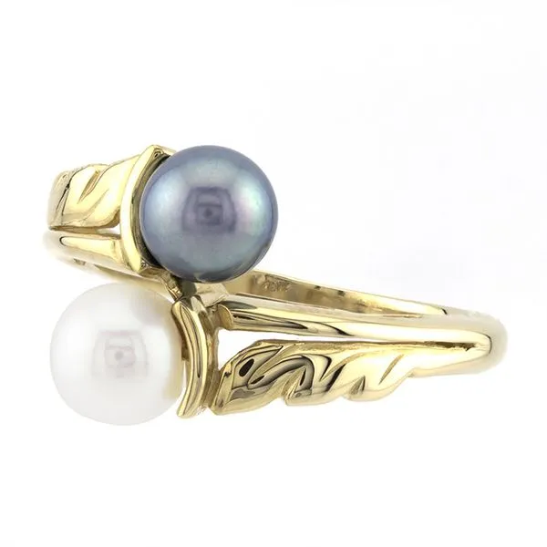 Estate 14K Yellow Gold Pearl Ring Image 2 John Anthony Jewellers Ltd. Kitchener, ON