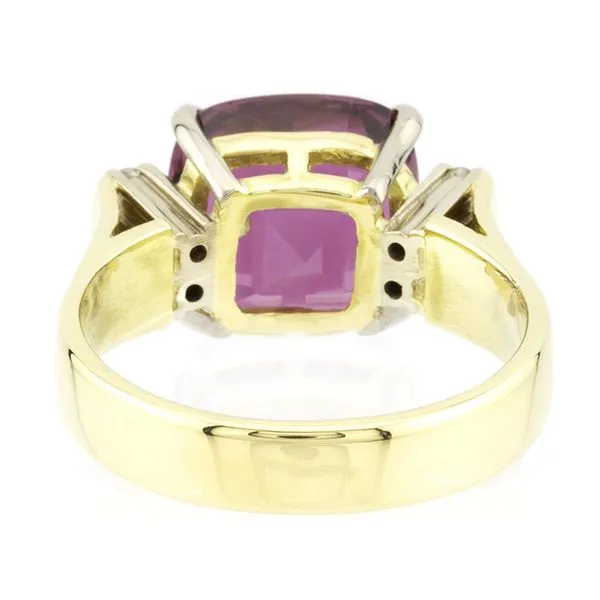 Estate 9K Gold Rhodolite Garnet and Diamond Ring Image 5 John Anthony Jewellers Ltd. Kitchener, ON