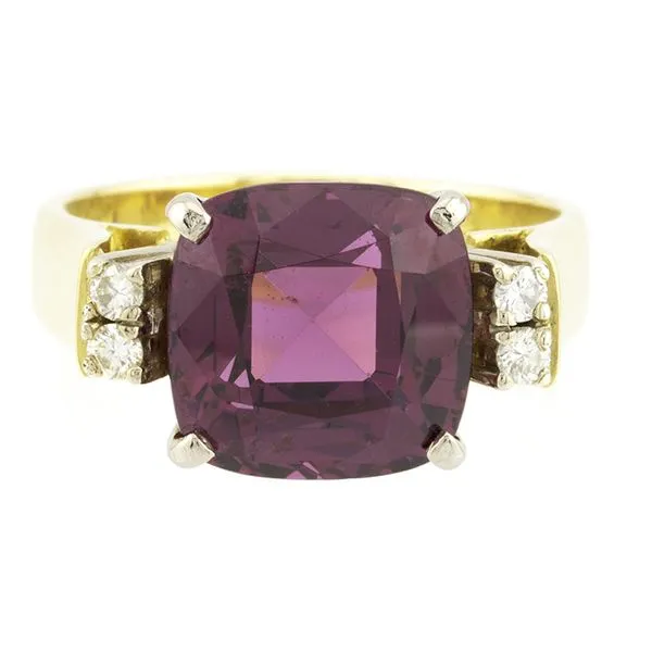 Estate 9K Gold Rhodolite Garnet and Diamond Ring John Anthony Jewellers Ltd. Kitchener, ON