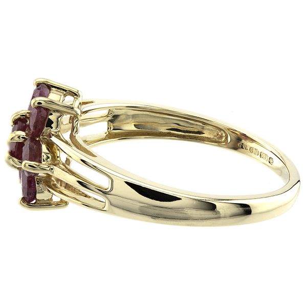 14K Yellow Gold Ruby Faceted Ring Image 3 John Anthony Jewellers Ltd. Kitchener, ON