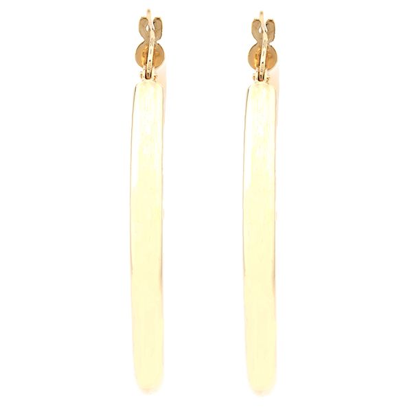 10K Gold Medium Hoop Earrings Image 2 John Anthony Jewellers Ltd. Kitchener, ON