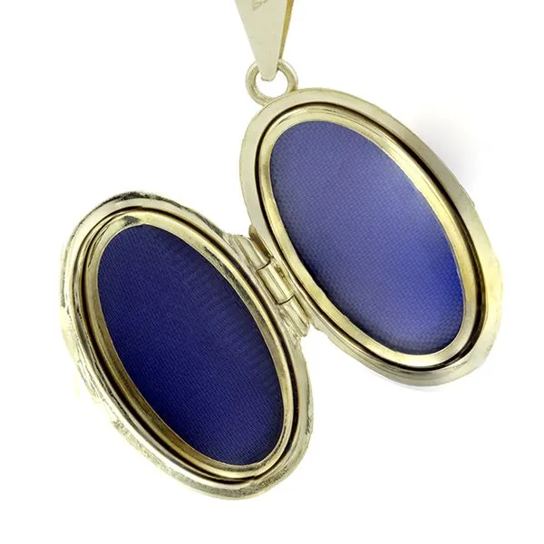 Estate 10K Oval Locket Pendant Image 2 John Anthony Jewellers Ltd. Kitchener, ON