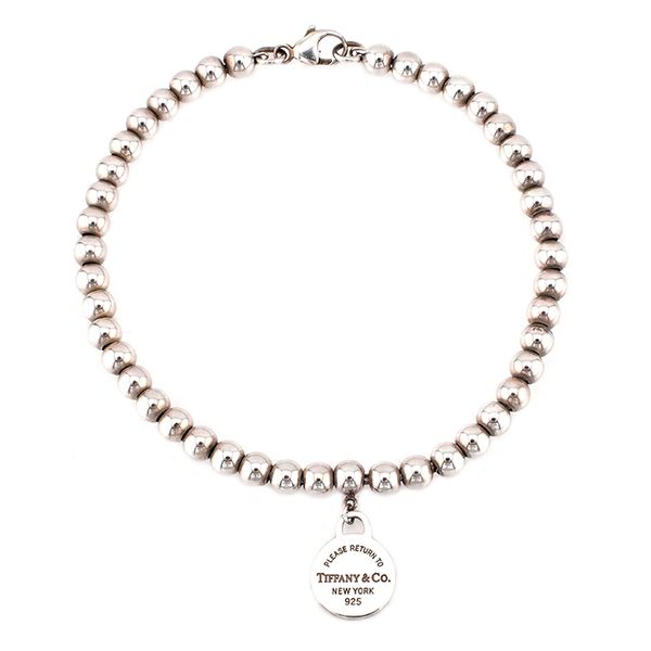 Sterling Silver Tiffany & Co. Circle Tag Bracelet John Anthony Jewellers Ltd. Kitchener, ON