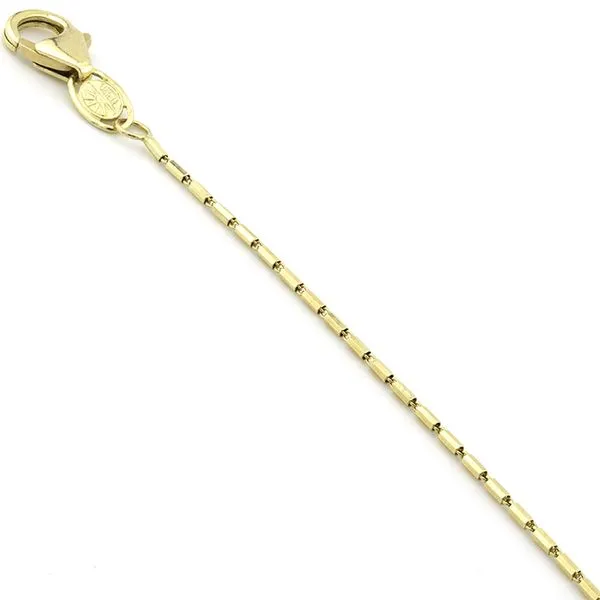 Estate Italian 14K Yellow Gold Bar Link Chain John Anthony Jewellers Ltd. Kitchener, ON