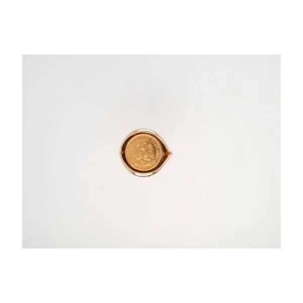 Vintage 14ky 2 Pesos Coin Ring Image 3 John Michael Matthews Fine Jewelry Vero Beach, FL