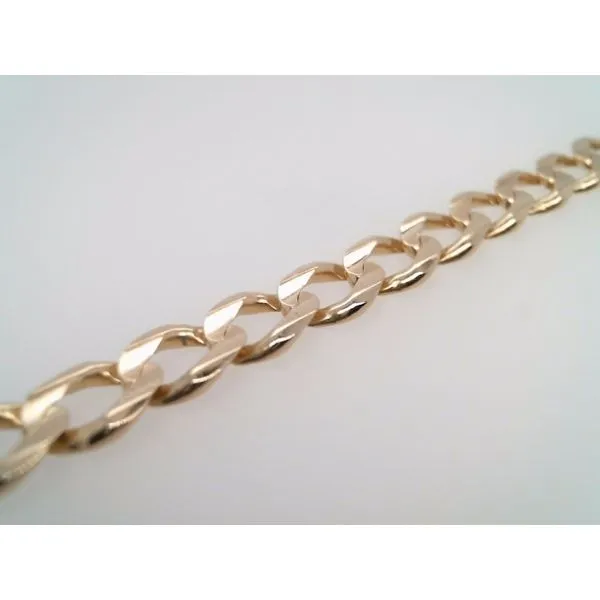 Vintage 14ky flat curb link bracelet John Michael Matthews Fine Jewelry Vero Beach, FL