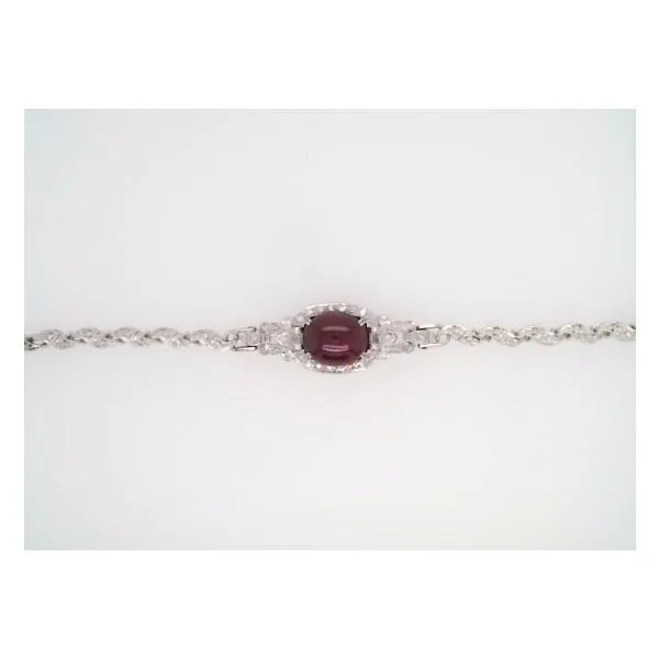 Vintage Platinum & 14kw Diamond & Pearl Bracelet John Michael Matthews Fine Jewelry Vero Beach, FL