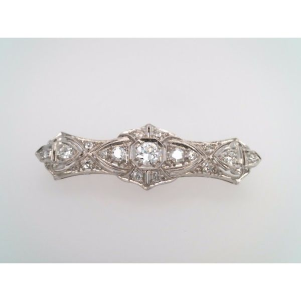 Antique Platinum Art Deco Diamond Bar Pin 001-750-00191 | John Michael  Matthews Fine Jewelry | Vero Beach, Fl