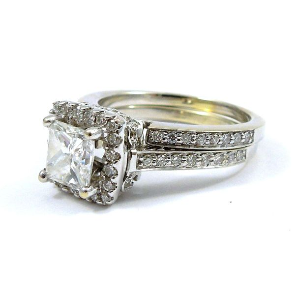 Princess Cut Diamond Engagement Ring Image 2 Joint Venture Jewelry Cary, NC