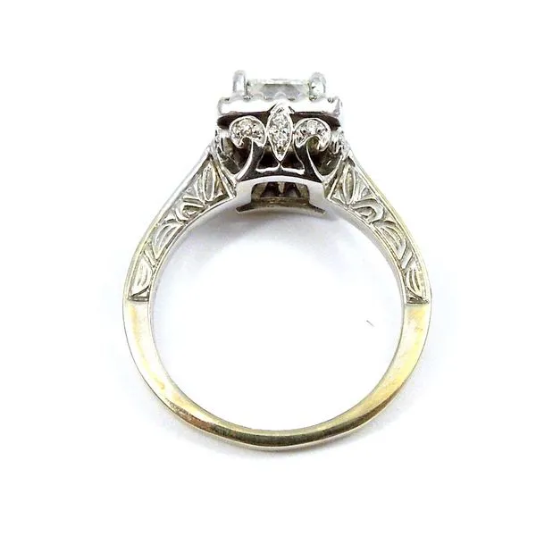 Princess Cut Diamond Engagement Ring Image 3 Joint Venture Jewelry Cary, NC