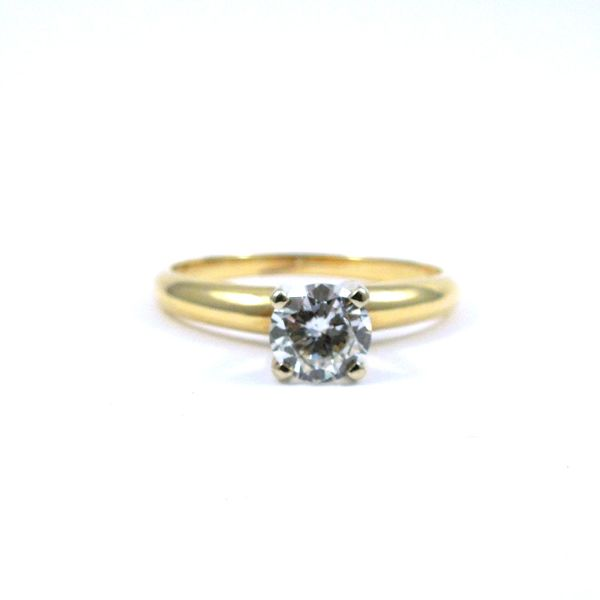 Yellow Gold Solitaire Engagement Ring Joint Venture Jewelry Cary, NC