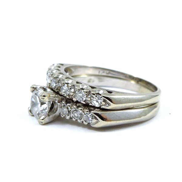 Diamond Engagement Ring & Band Set Image 2 Joint Venture Jewelry Cary, NC