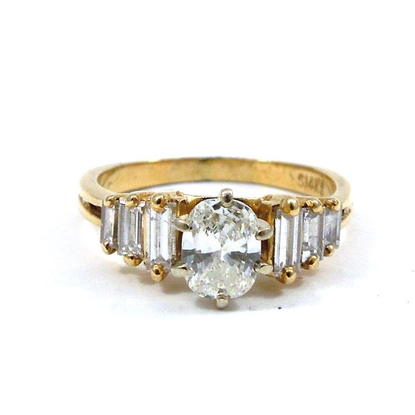Oval Diamond Engagement Ring Joint Venture Jewelry Cary, NC