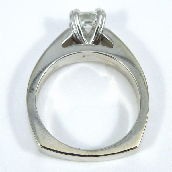 Asscher Cut Diamond Engagement Ring Image 2 Joint Venture Jewelry Cary, NC