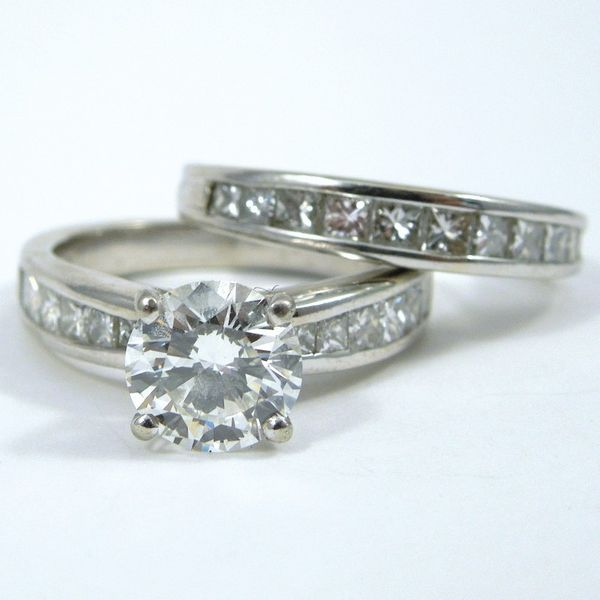 Diamond Engagement Ring Set Joint Venture Jewelry Cary, NC