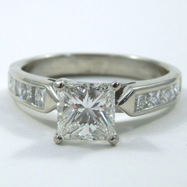 Three Piece Diamond Engagement Set Image 2 Joint Venture Jewelry Cary, NC