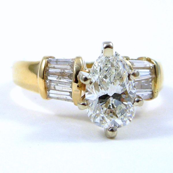 Pear Cut Diamond Engagement Ring Joint Venture Jewelry Cary, NC