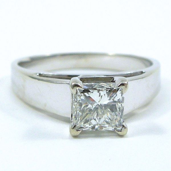 Princess Cut Solitaire Engagement Ring Joint Venture Jewelry Cary, NC