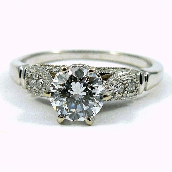 Round Diamond Engagement Ring Joint Venture Jewelry Cary, NC
