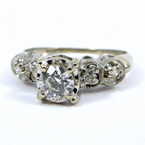 1950s Diamond Engagement Ring Joint Venture Jewelry Cary, NC