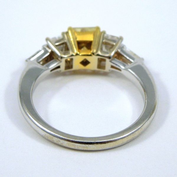 Fancy Light Yellow Diamond Engagement Ring Image 2 Joint Venture Jewelry Cary, NC