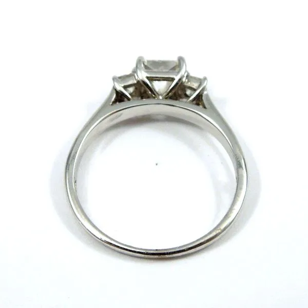 Princess Cut Three Stone Engagement Ring Image 3 Joint Venture Jewelry Cary, NC