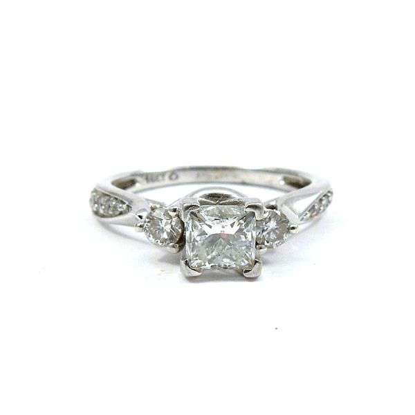 Modified Brilliant Diamond Engagement Ring Joint Venture Jewelry Cary, NC