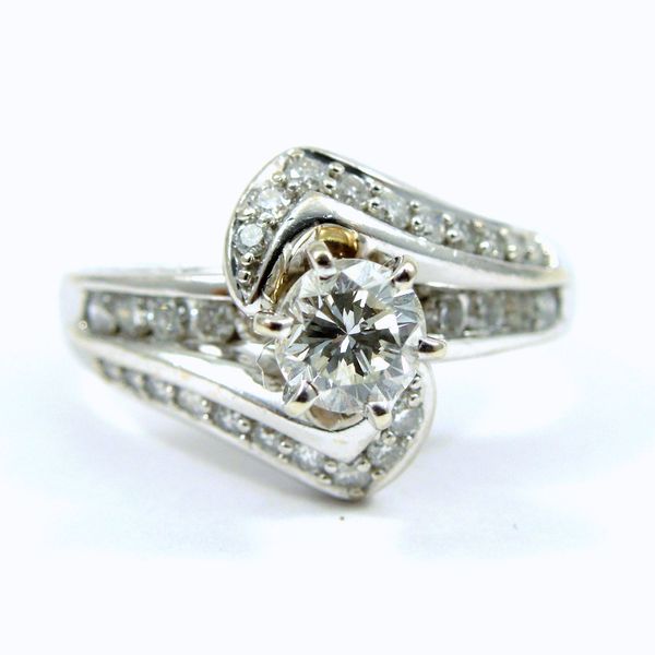 Bypass Style Engagement Ring Joint Venture Jewelry Cary, NC