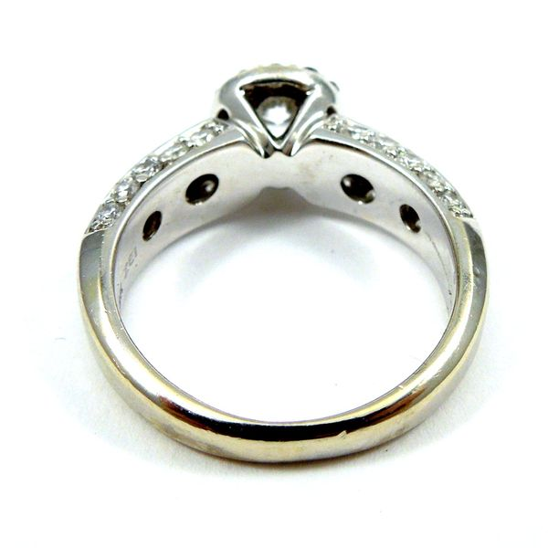 Halo Diamond Engagement Ring Image 2 Joint Venture Jewelry Cary, NC