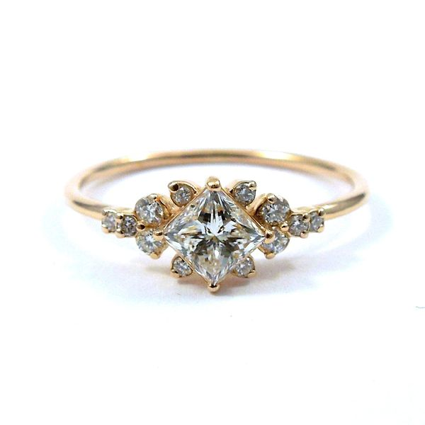 Rose Gold Diamond Engagement Ring Joint Venture Jewelry Cary, NC