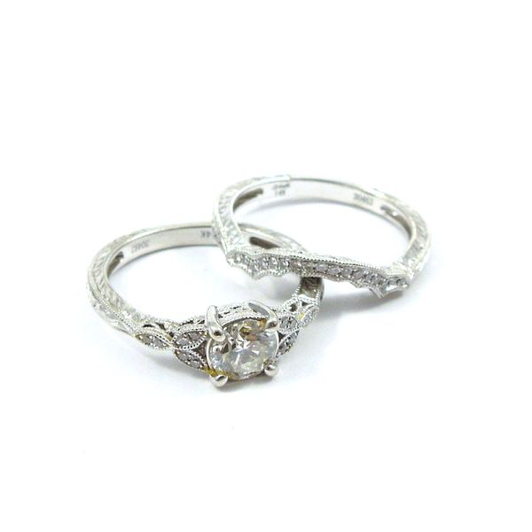 Vernetti Diamond Engagement Ring Set Image 3 Joint Venture Jewelry Cary, NC
