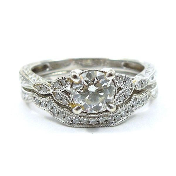 Vernetti Diamond Engagement Ring Set Joint Venture Jewelry Cary, NC