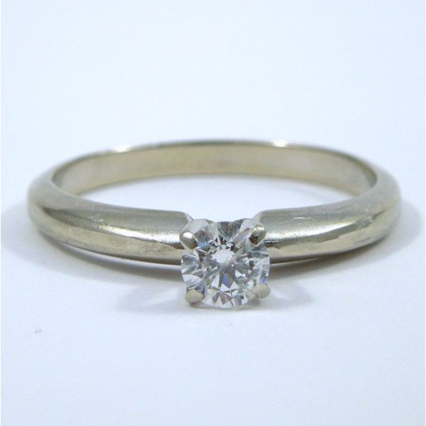 Diamond Engagement Ring with Wrap Wedding Band Image 2 Joint Venture Jewelry Cary, NC