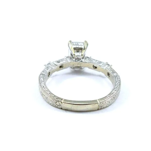 Emerald Cut Diamond Engagement Ring Image 3 Joint Venture Jewelry Cary, NC