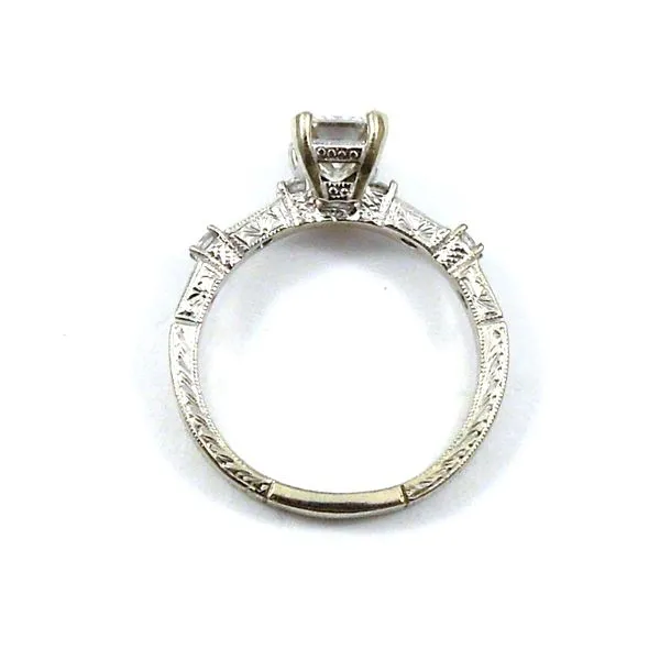 Emerald Cut Diamond Engagement Ring Image 4 Joint Venture Jewelry Cary, NC