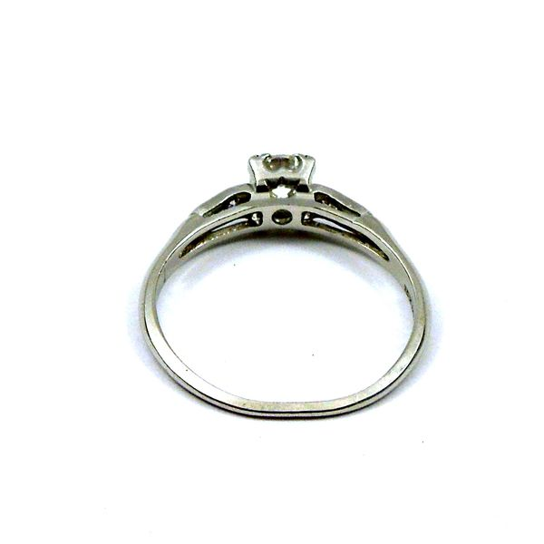 Squared Diamond Engagement Ring Image 3 Joint Venture Jewelry Cary, NC