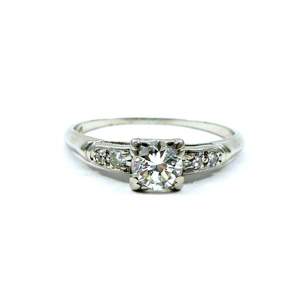 Squared Diamond Engagement Ring Joint Venture Jewelry Cary, NC