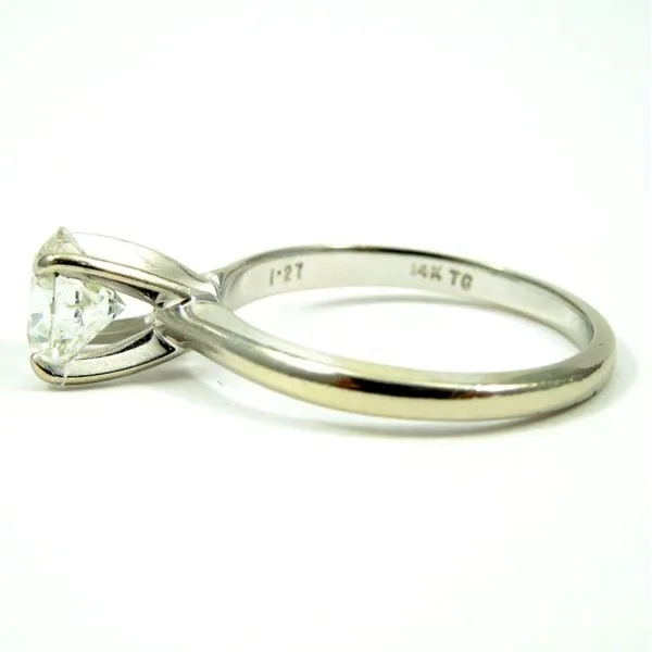 Solitaire Diamond Engagement Ring Image 2 Joint Venture Jewelry Cary, NC