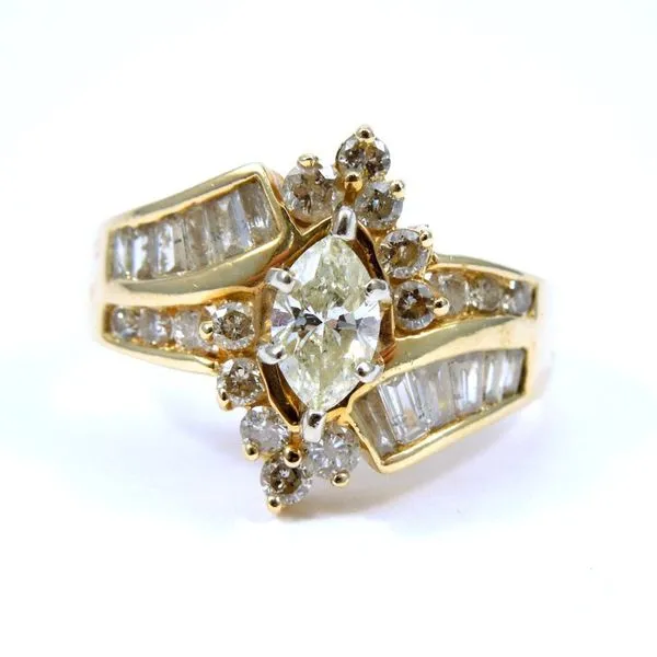Marquise Cut Diamond Engagement Ring Joint Venture Jewelry Cary, NC