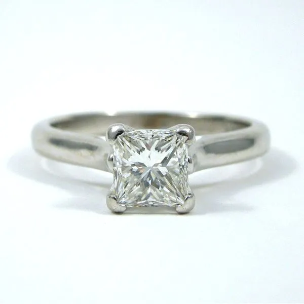 Princess Cut Diamond Solitaire Engagement Ring Joint Venture Jewelry Cary, NC