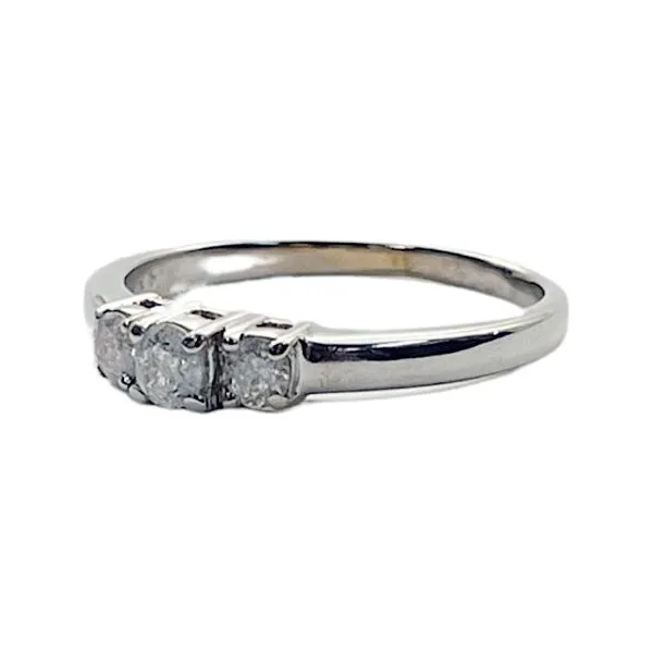 Three Stone Diamond Engagement Ring Image 2 Joint Venture Jewelry Cary, NC