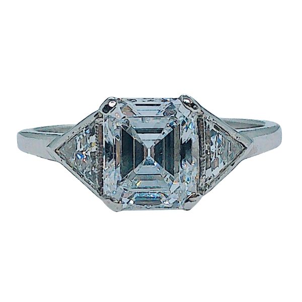 Asscher cut Diamond Engagement Ring Joint Venture Jewelry Cary, NC